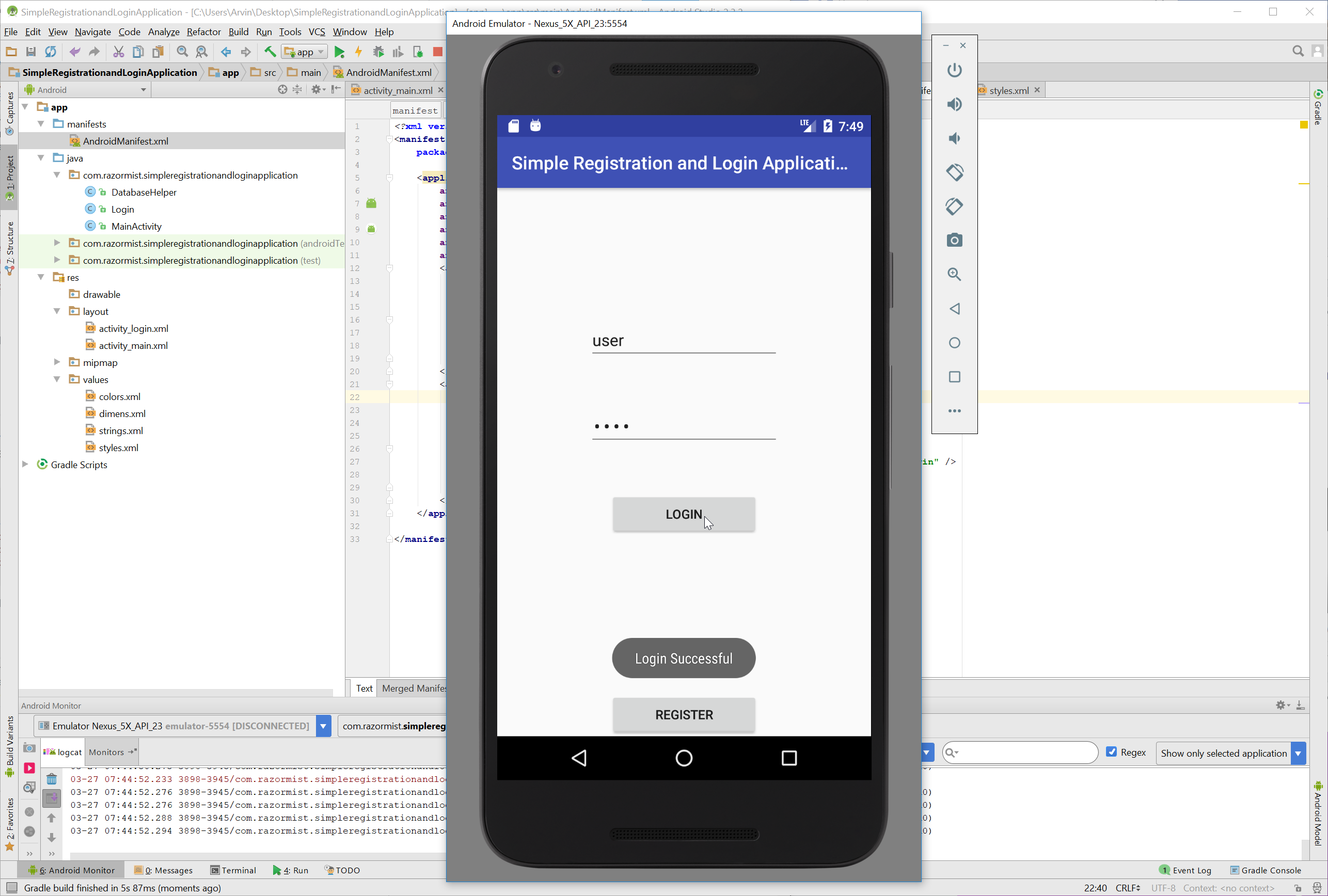 Simple Android Application Source Code Free Download